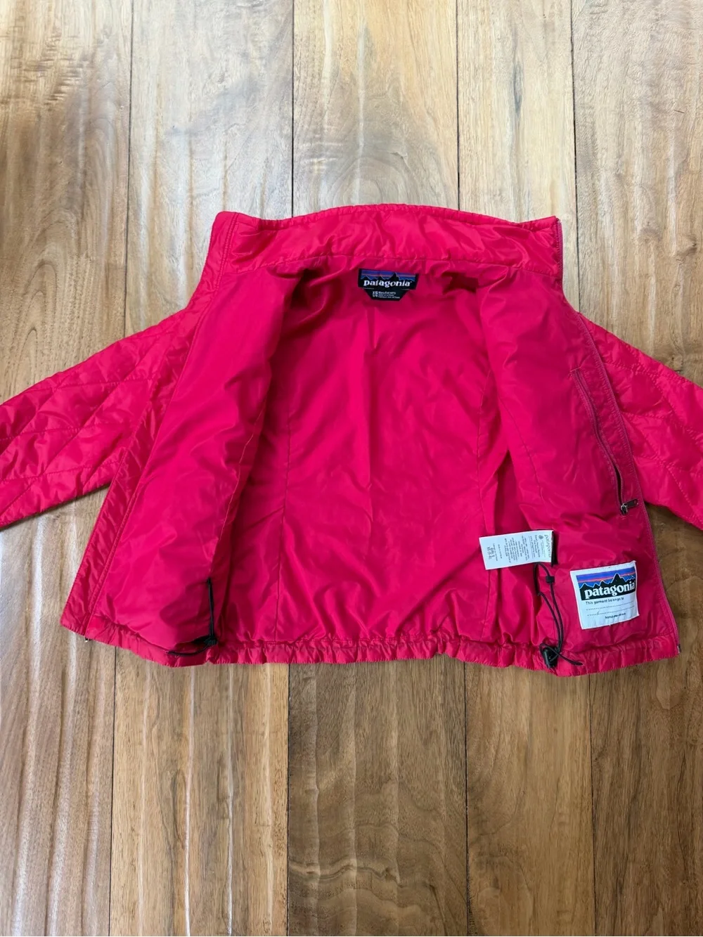 Patagonia Girls XS 5-6 Red Nano Puff Quilted Insulated Jacket